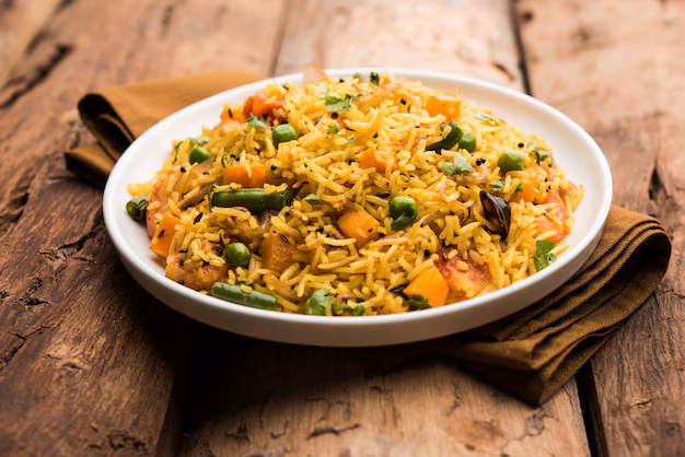Veg Restaurant Menu 73 tawa pulao pulav pilaf pilau is indian street food made using basmati rice vegetables spices selective focus 466689 70863 1