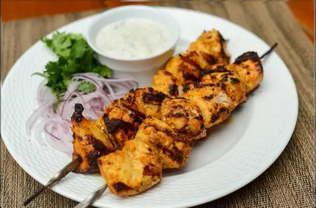 Veg Restaurant Menu 17 Mushroom Tikka 8pcs