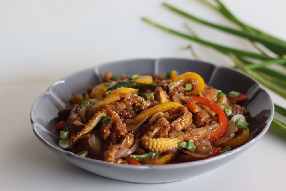 Veg Restaurant Menu 34 Qnext Kitchen Babycorn Chilli
