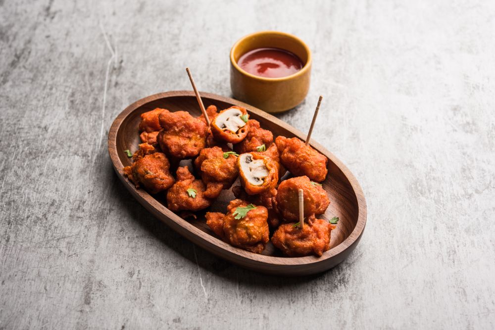 Veg Restaurant Menu 43 Qnext Kitchen Mushroom 65