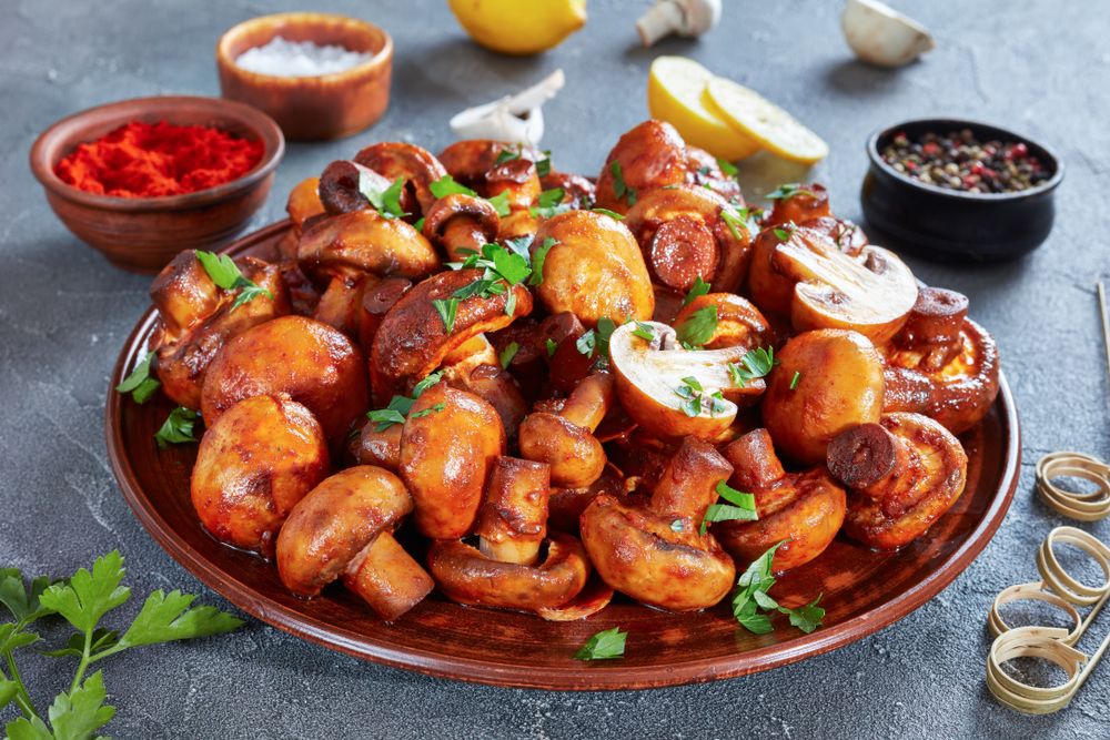 Veg Restaurant Menu 44 Qnext Kitchen Mushroom Chilli