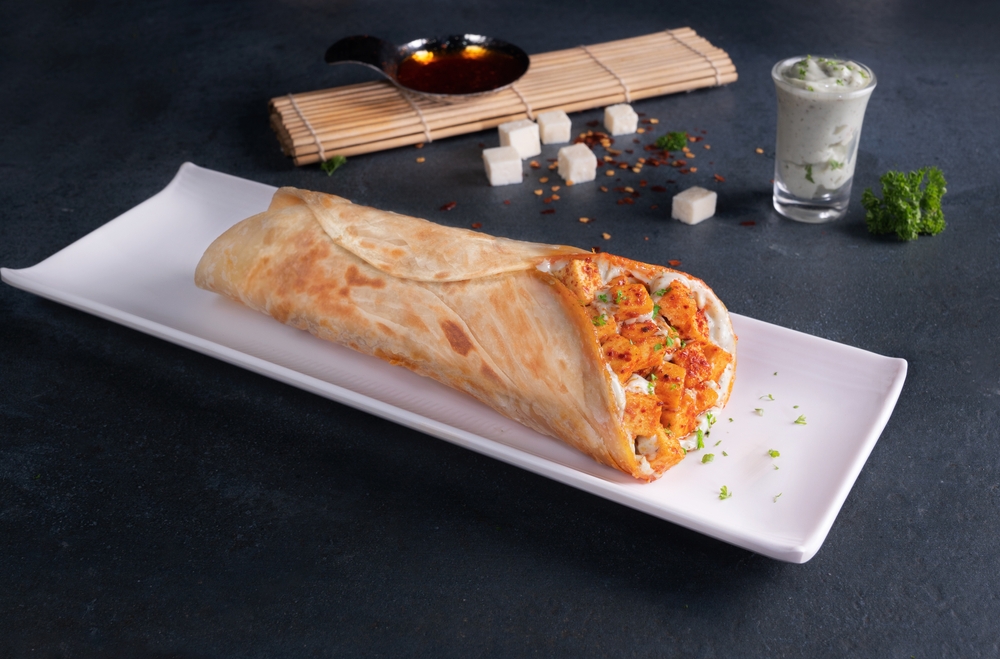 Qnext Kitchen Paneer Shawarma Roll