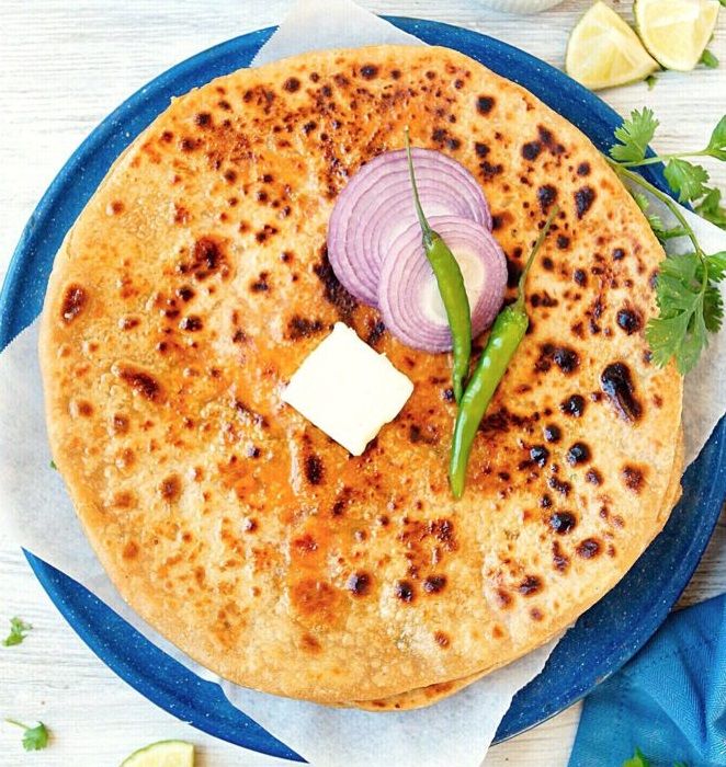 Veg Restaurant Menu 63 Stuffed Paratha Paneer
